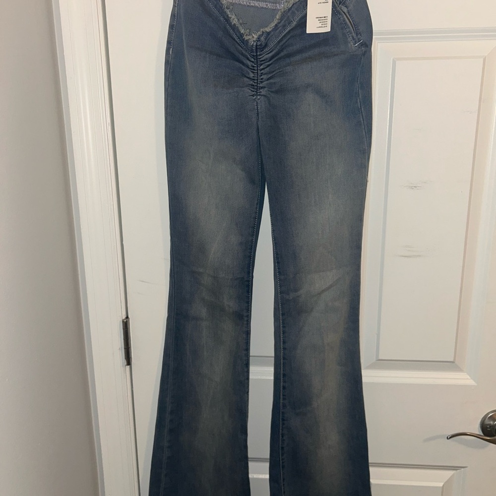 BDG Blue Flare Wide Leg Jeans